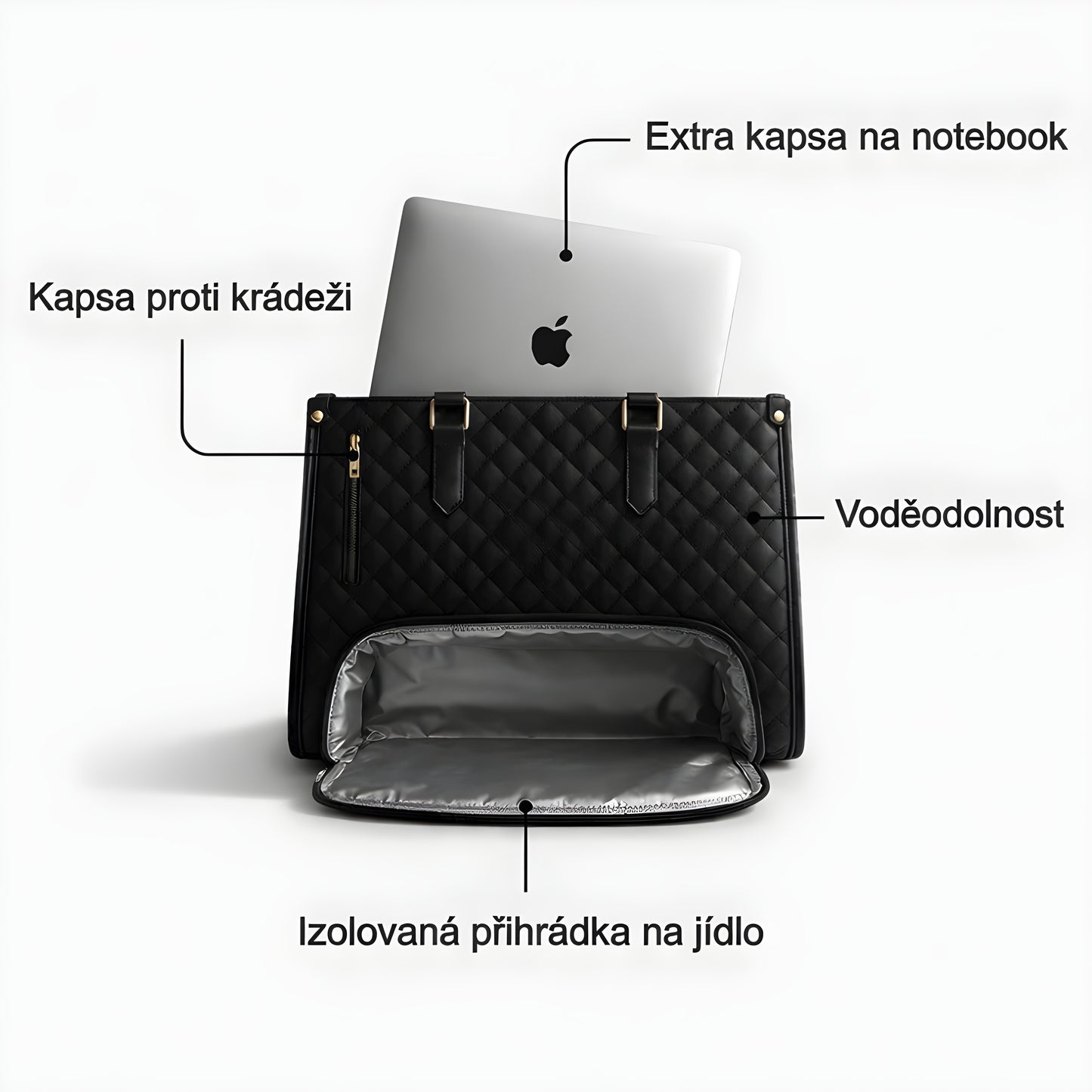 Livory: Elegantní business taška s chladicí přihrádkou